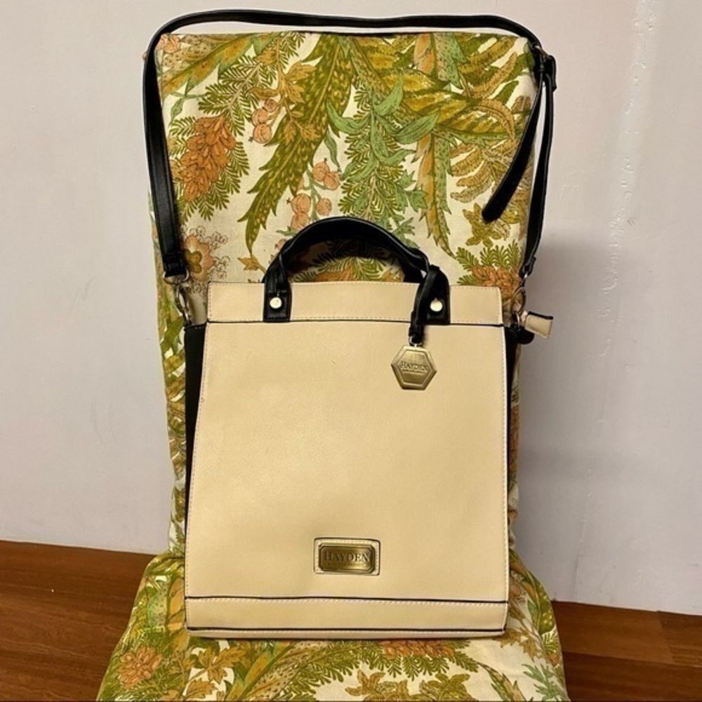 Hayden-Harnett large polyurethane Crossbody handbag